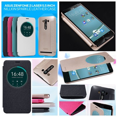 ^ Asus Zenfone 2 Laser 5.5 ZE550KL - Nillkin Sparkle Leather Case
