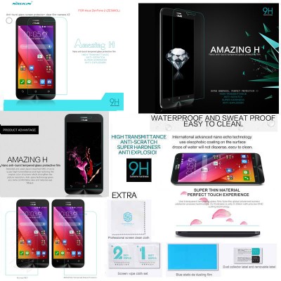 $ Asus Zenfone 2 5.0 ZE500CL - Nillkin Anti-Explosion H Tempered Glass Screen Protector