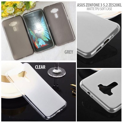 NR Asus Zenfone 3 5.2 Inch ZE520KL - Matte TPU Soft Case }