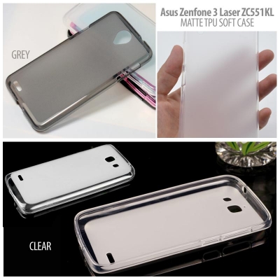 ^ Asus Zenfone 3 Laser ZC551KL - Matte TPU Soft Case