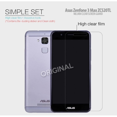 ^ Asus Zenfone 3 Max 5.2 inch ZC520TL - Nillkin Clear Screen Guard }