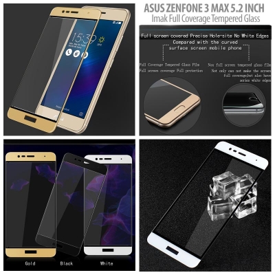 ^ Asus Zenfone 3 Max 5.2 inch ZC520TL - Imak Full Coverage Tempered Glass