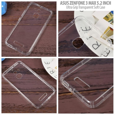 * Asus Zenfone 3 Max 5.2 inch ZC520TL - Ultra Grip Transparent Soft Case
