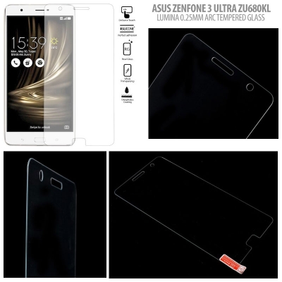 ^ Asus Zenfone 3 Ultra ZU680KL - Lumina 0.25 mm Arc Tempered Glass