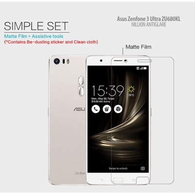 ^ Asus Zenfone 3 Ultra ZU680KL - Nillkin Antiglare Screen Guard