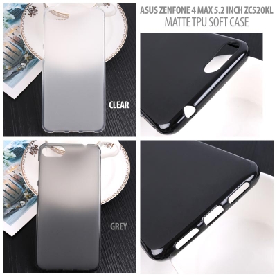 NR Asus Zenfone 4 Max 5.2 Inch ZC520KL - Matte TPU Soft Case }