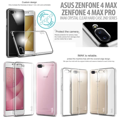 NR Asus Zenfone 4 Max Pro / Zenfone 4 Max ZC554KL - Imak Crystal Clear Hard Case 2nd Series }