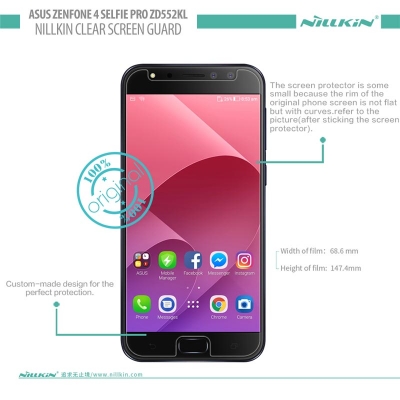 ^ Asus Zenfone 4 Selfie Pro ZD552KL - Nillkin Clear Screen Guard }