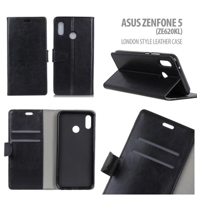 * Asus Zenfone 5 ZE620KL - London Style Leather Case