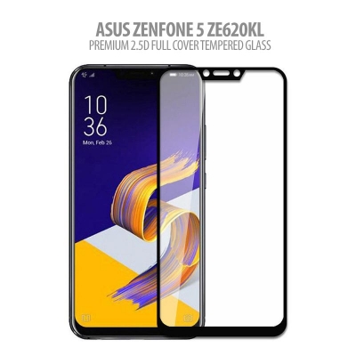 ^ Asus Zenfone 5 ZE620KL - Premium 2.5D Full Cover Tempered Glass