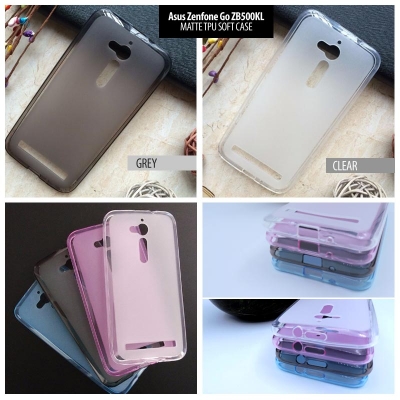 ^ Asus Zenfone Go ZB500KL - Matte TPU Soft Case }