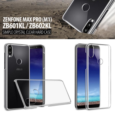Asus Zenfone Max Pro M1 ZB601KL ZB602KL - Simple Crystal Clear Hard Case