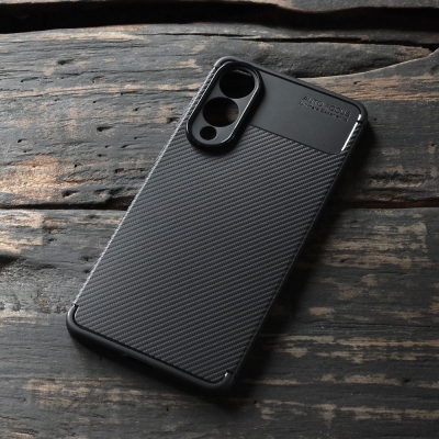 Samsung Galaxy S25 Edge - AUTOFOCUS Carbon Fiber Soft Case