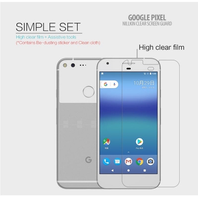 ^ Google Pixel - Nillkin Clear Screen Guard }