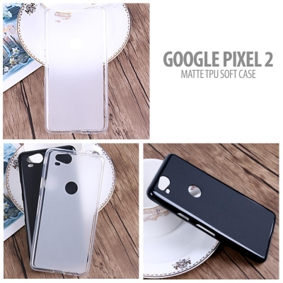 ^ Google Pixel 2 - Matte TPU Soft Case }