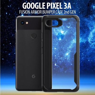 ^ Google Pixel 3a - Fusion Armor Bumper Case 2nd Gen