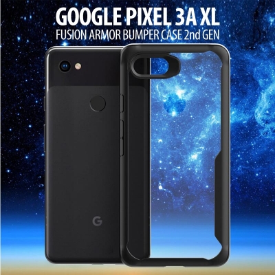 ^ Google Pixel 3a XL - Fusion Armor Bumper Case 2nd Gen