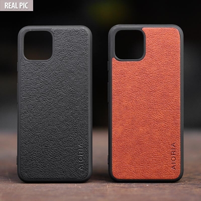 Google Pixel 4 - AIORIA Leather Texture Hybrid Case