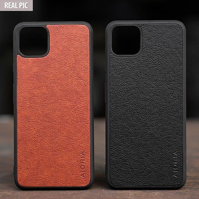 Google Pixel 4 XL - AIORIA Leather Texture Hybrid Case