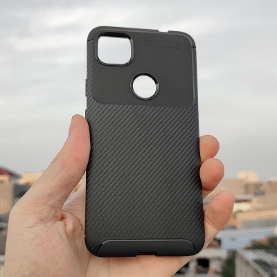 Google Pixel 4a - AUTOFOCUS Carbon Fiber Soft Case