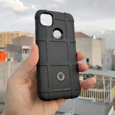 Google Pixel 4a - Rugged Shield Armor TPU Soft Case