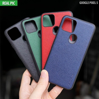 Google Pixel 5 - AIORIA Canvas Texture Hybrid Case