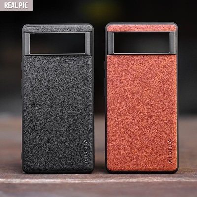 Google Pixel 6 - AIORIA Leather Texture Hybrid Case