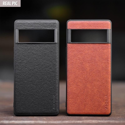 Google Pixel 6 Pro - AIORIA Leather Texture Hybrid Case
