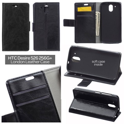 * HTC Desire 526G / Desire 526 - London Style Leather Case