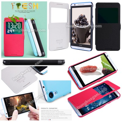 $ HTC Desire 820 - Nillkin Fresh Series Leather Case