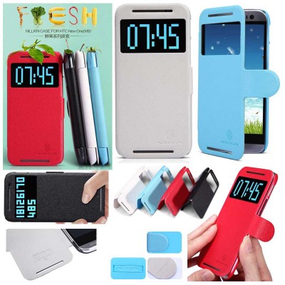^ HTC M8 - Nillkin Fresh Series Leather Case