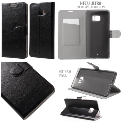 NR HTC U Ultra - London Style Leather Case