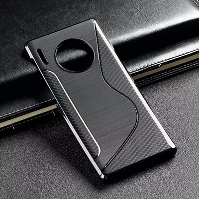 Huawei Mate 30 Pro - Carbon Fiber STPU Soft Case