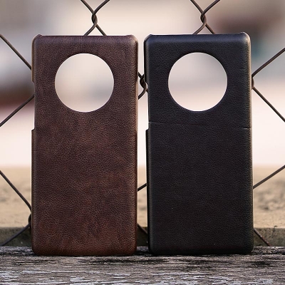 Huawei Mate 40 Pro - Leather Covered Hard Case