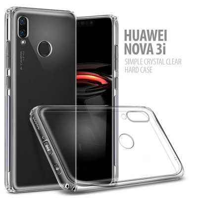 Huawei Nova 3i - Simple Crystal Clear Hard Case