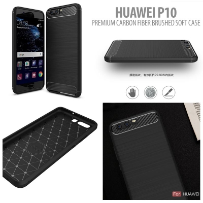 ^ Huawei P10 - PREMIUM Carbon Fiber Brushed Soft Case
