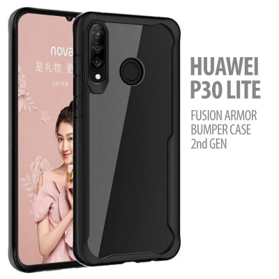 ^ Huawei P30 Lite - Fusion Armor Bumper Case 2nd Gen