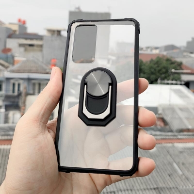 Huawei P40 - Shockproof Fusion Armor Hybrid Case with Ring