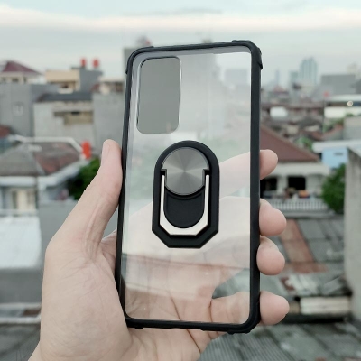 Huawei P40 Pro - Shockproof Fusion Armor Hybrid Case with Ring