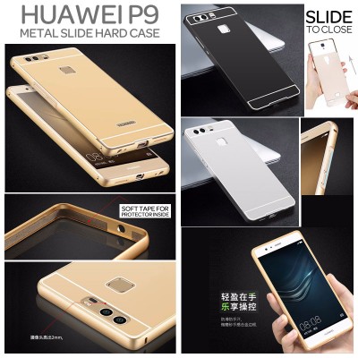 ^NR Huawei P9 - Metal Slide Hard Case