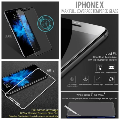^ Iphone X / XS - Imak Full Coverage Tempered Glass }