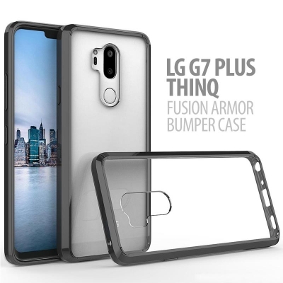 ^ LG G7 Plus ThinQ - Fusion Armor Bumper Case