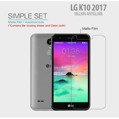 ^ LG K10 2017 - Nillkin Antiglare Screen Guard