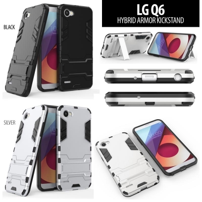 ^ LG Q6 - Hybrid Armor Kickstand }