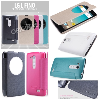 ^ LG L Fino - Nillkin Sparkle Series Leather Case