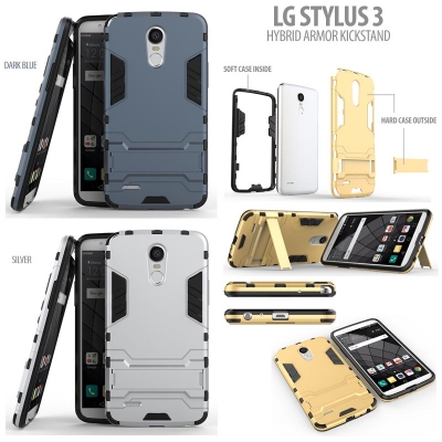 ^ LG Stylus 3 - Hybrid Armor Kickstand }