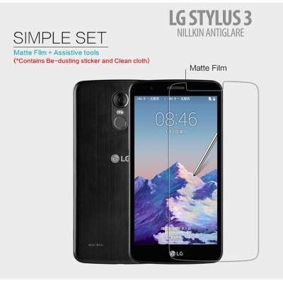 ^ LG Stylus 3 - Nillkin Antiglare Screen Guard }