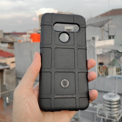 LG V50 ThinQ - Rugged Shield Armor TPU Soft Case