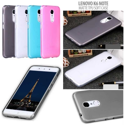 ^ Lenovo K6 Note - Matte TPU Soft Case }
