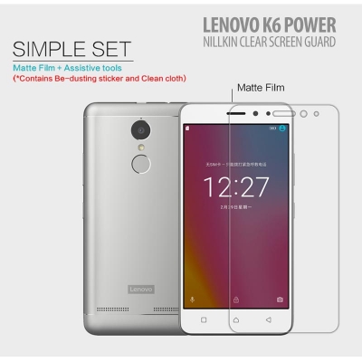 ^ Lenovo K6 Power - Nillkin Clear Screen Guard }